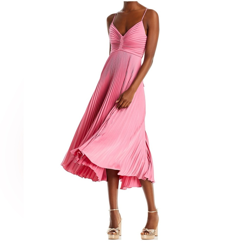ALC Gemini Pleated Midi Dress